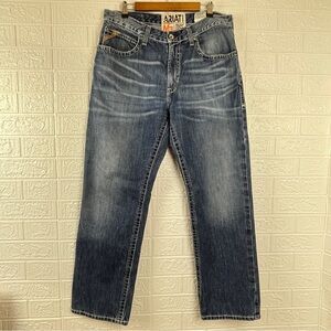 Ariat Men's M3 Loose Jeans Men's 34x32 Mid Rise Loose Fit Straight Leg - Gulch